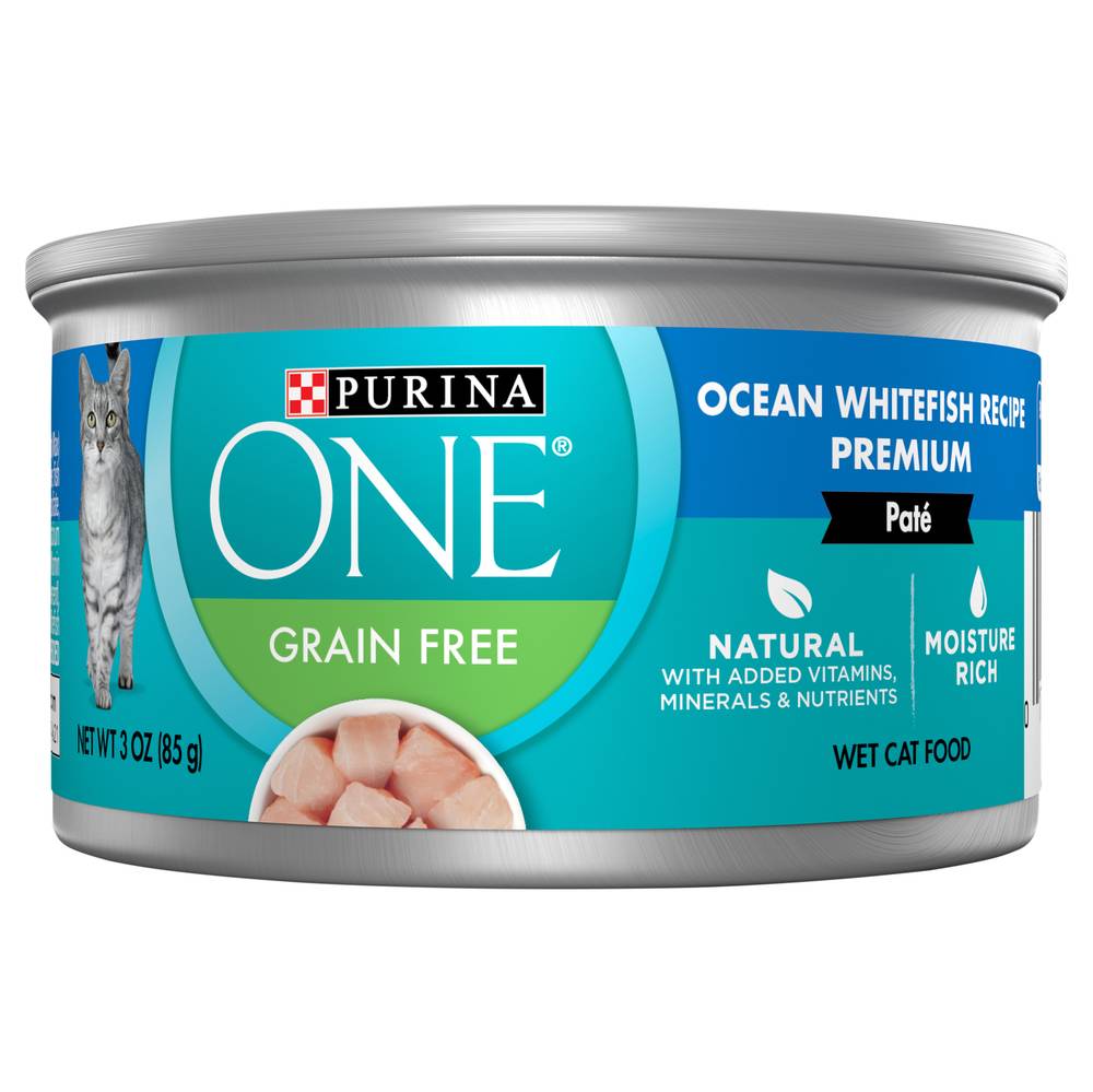 Purina One Premium Wet Cat Food, Ocean Whitefish (3 oz)