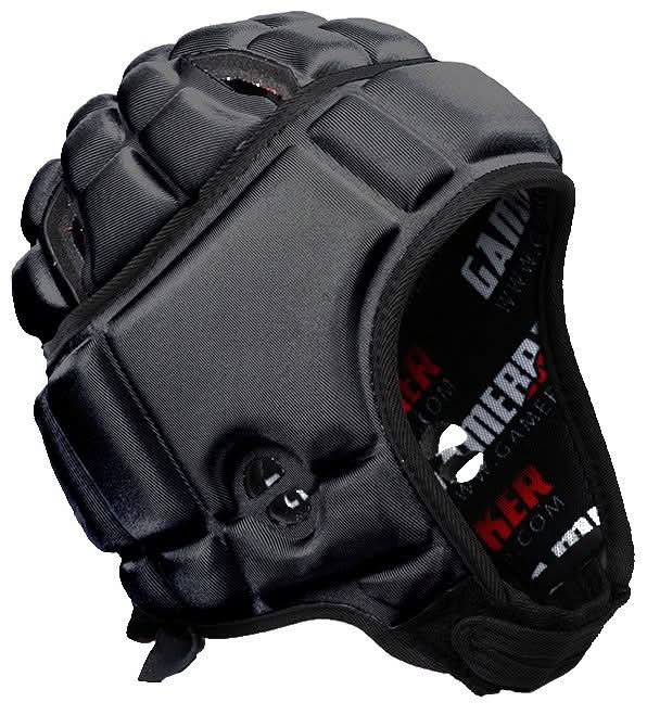Gamebreaker Football Softshell Headgear (Black, M)