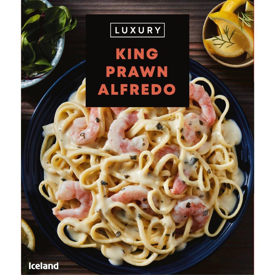 Luxury King Prawn Alfredo (450g)