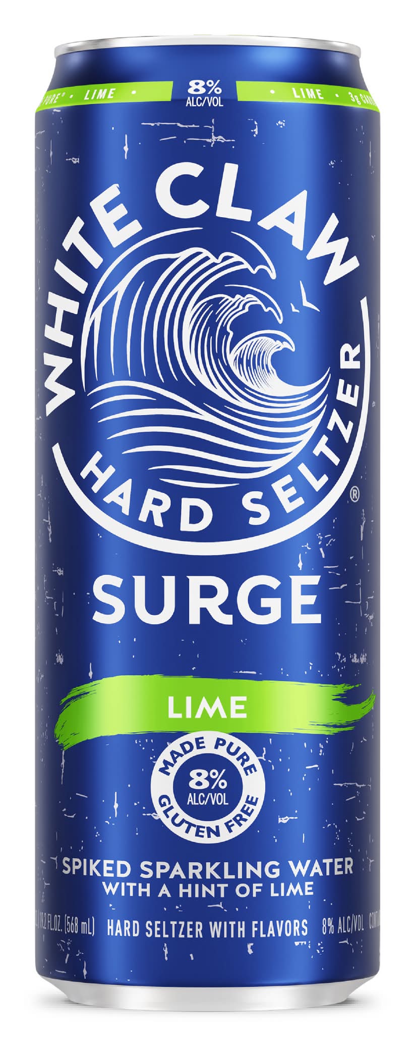 White Claw Hard Seltzer Surge Spiked Sparkling Water, Lime (19.2 fl oz)