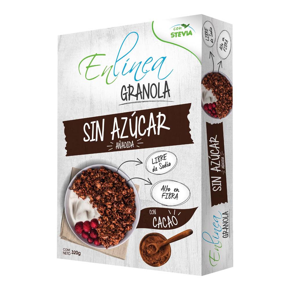 En línea granola cacao (unidad 320 g)