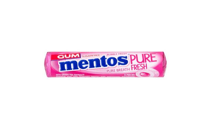 Mentos Gum Pure Fresh Bubble Fresh 8 Pieces 15.5g (401088)