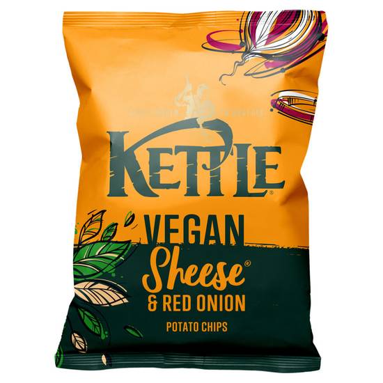 Kettle Vegan Sheese & Red Onion Potato Chips 130g