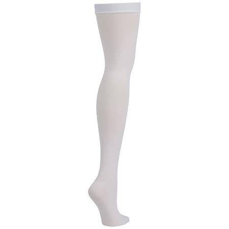 Walgreens Anti-Embolism Stockings Thigh High White - L 1.0 pr