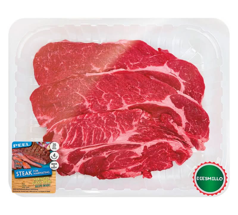 Diesmillo Marinated Flank Beef Steak