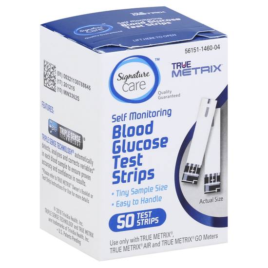 Signature Care Blood Glucose Test Strips