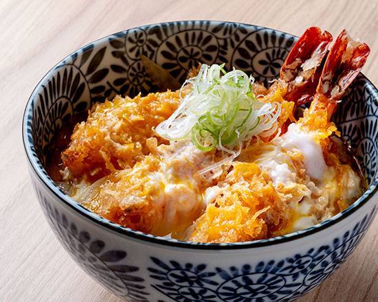 神宮軒の海老かつどん Jinguken Shrimp Cutlet Rice Bowl