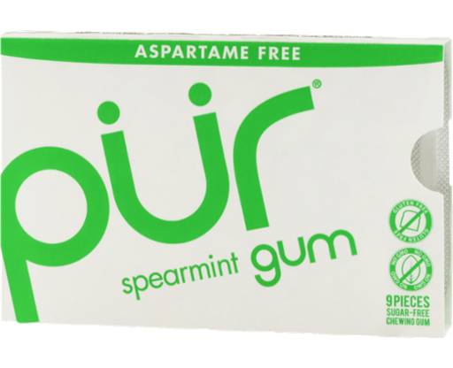 Pur Spearmint Gum - 9 Ct