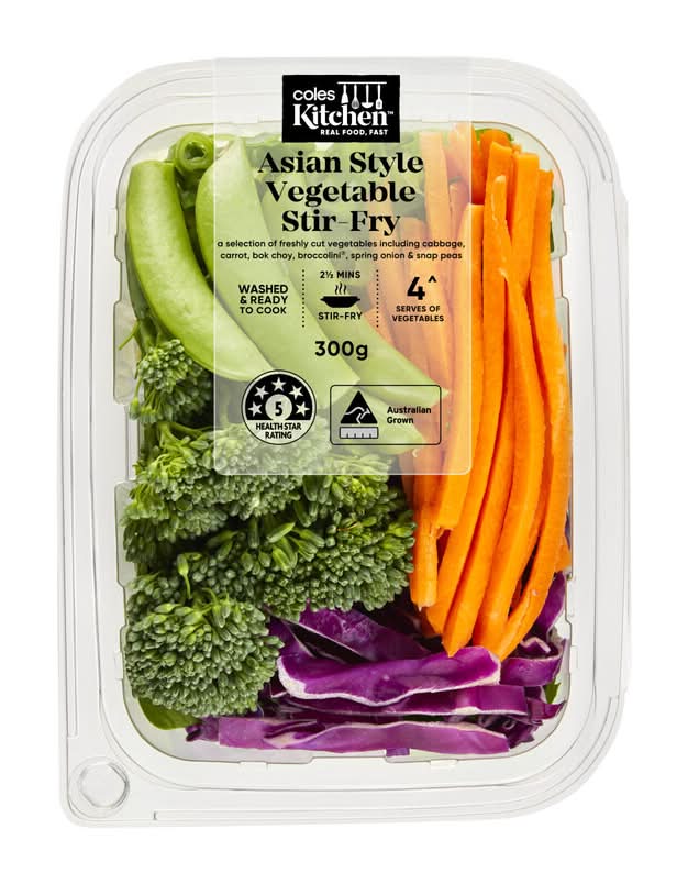 Coles Asian Style Vegetable Stir Fry 300g