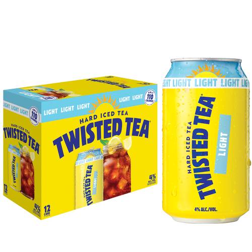 Twisted Tea Light Hard Iced Tea (12 ct, 12 fl oz)