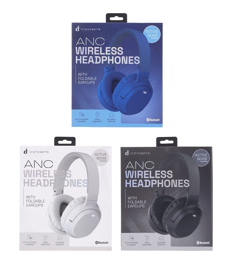 iConcepts Anc Wireless Bluetooth Headphone