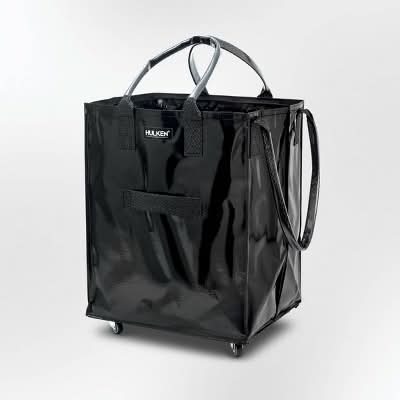 Hulken Original Rolling Tote Bag, L, Black