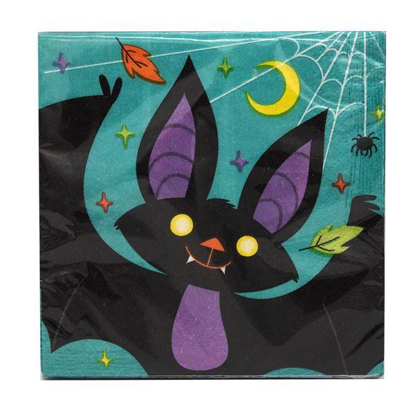 Faboolous Bat Beverage Napkin 16 Count