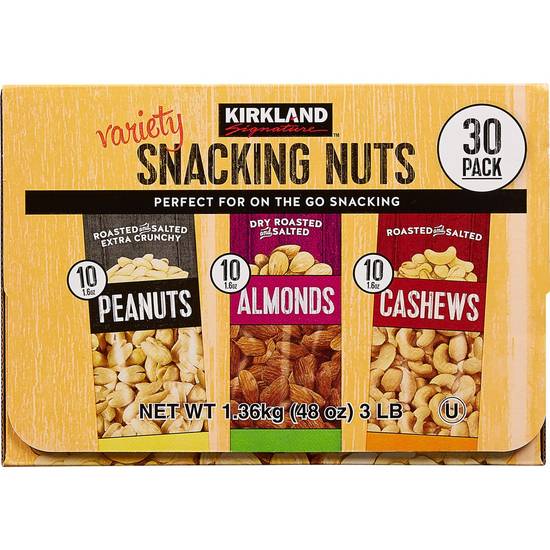 Kirkland Signature Variety Snacking Nuts (30 ct)