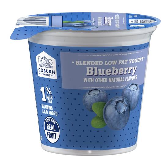 Coburn Farms Blended Low Fat Yogurt (blueberry)