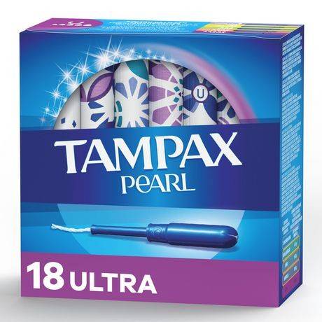Tampax Pearl Plastic Ultra Unscent Tampon (18 units)