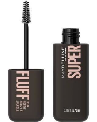 Maybelline Superfluff Volumizing Eyebrow Mousse, Black (0.17 fl oz)