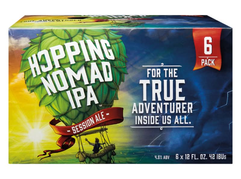 Hopping Nomad IPA Session Ale Beer (6 x 12 fl oz)