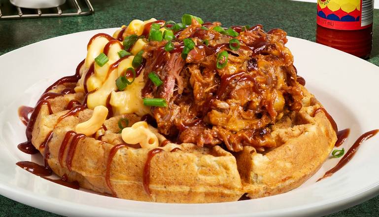 Pulled Pork Stuff 'N Wafle