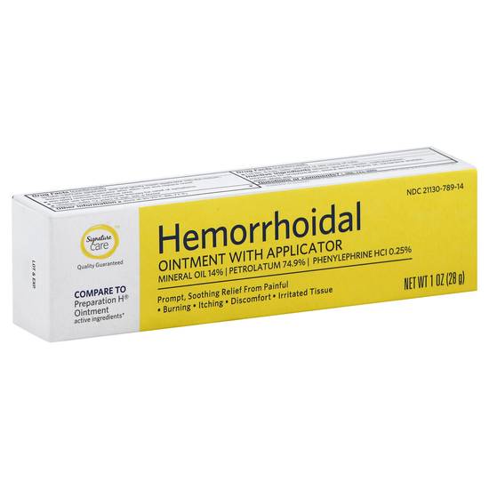 Signature Care Hemorrhoidal Ointment (1 oz)
