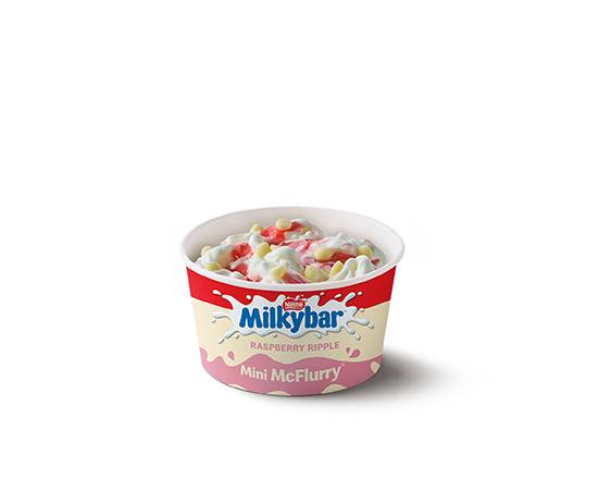 Milkybar® Raspberry Ripple Mini McFlurry®