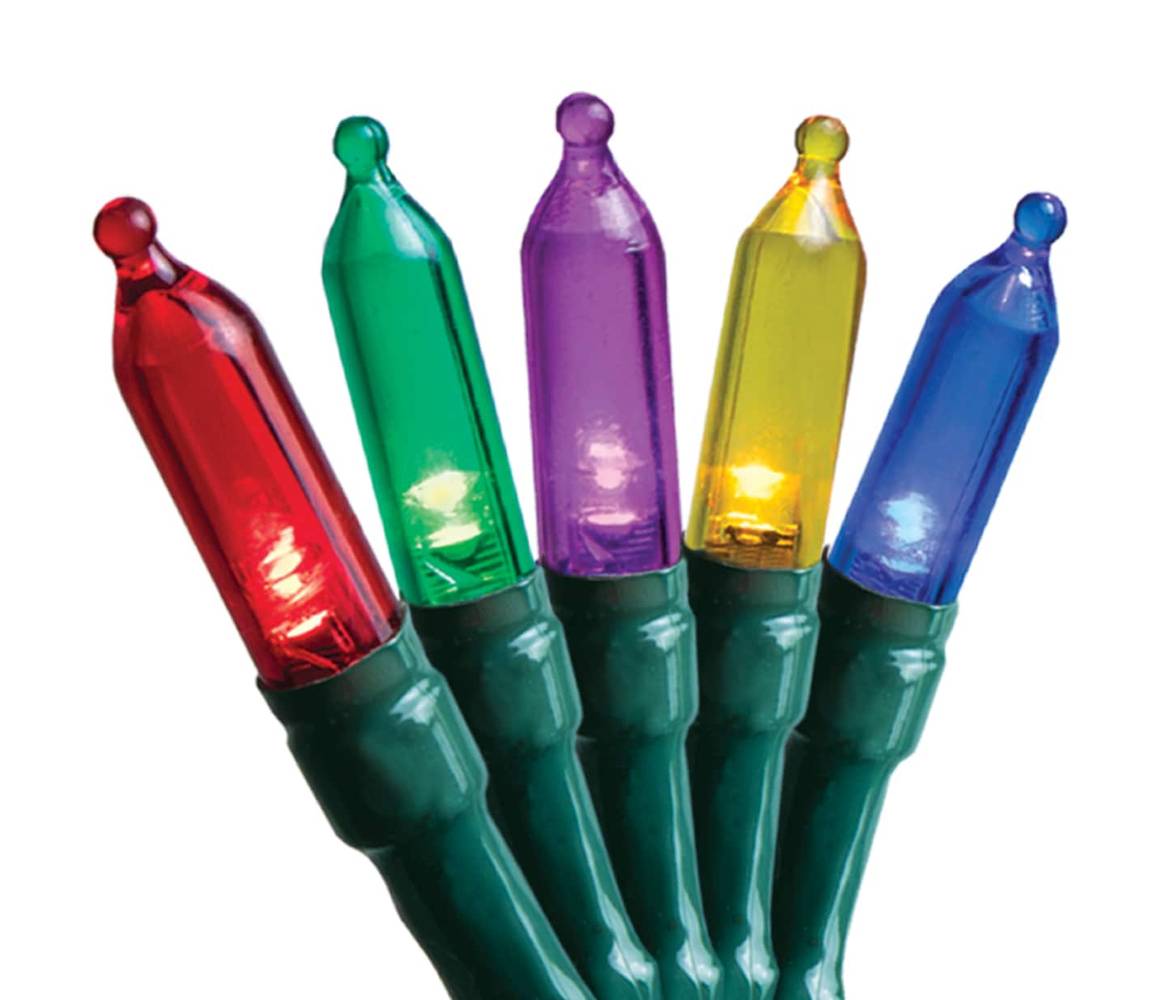 GE 500 -Count 104.4-Feet Multicolor LED Plug-In Christmas String Lights | 93185LO