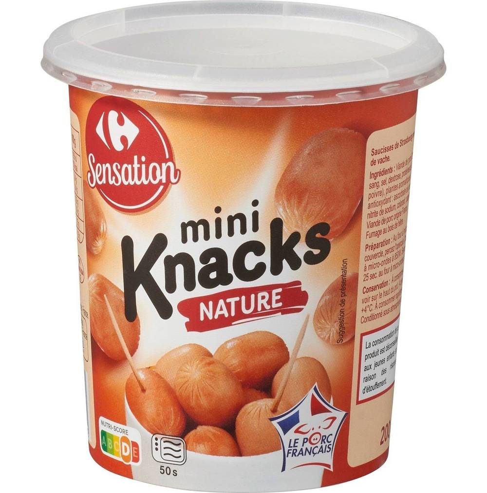 Carrefour Classic' - Mini knacks nature (200g)