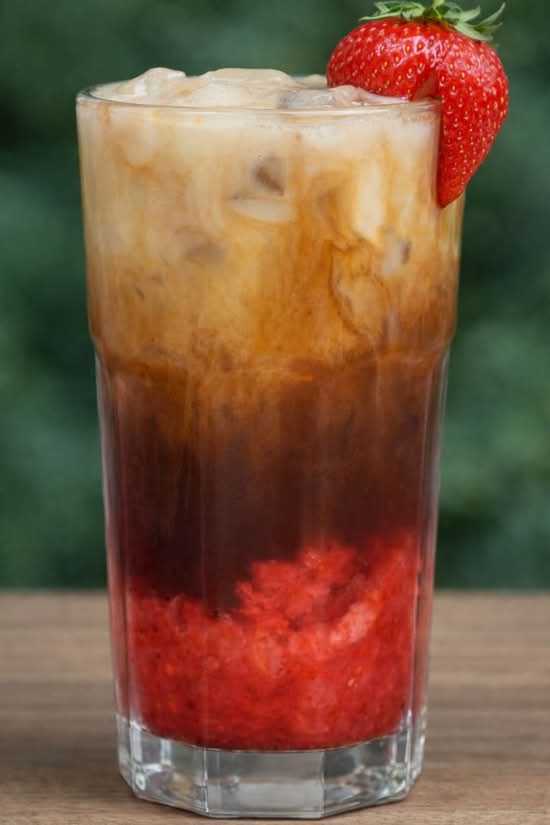Strawberry Iced Mocha