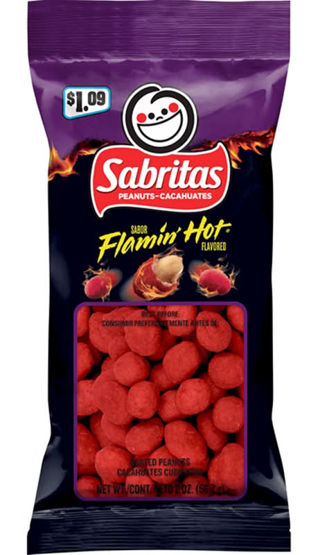 Sabritas Flamin Hot Coated Peanuts