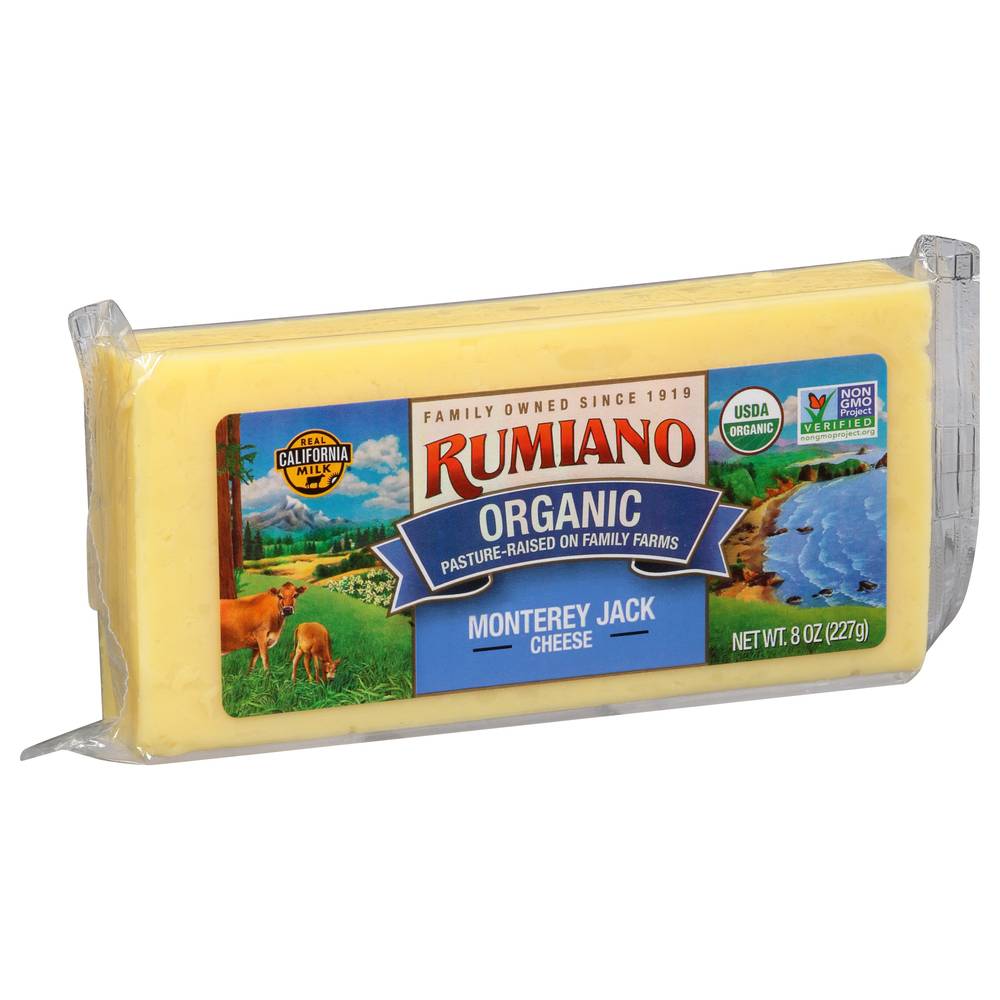 Rumiano Organic Monterey Jack Cheese (8 oz)
