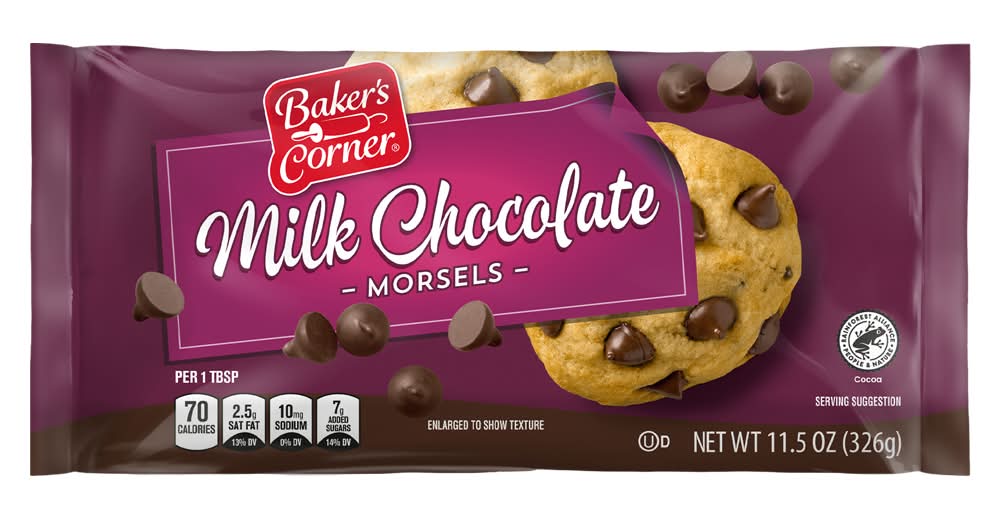 Baker's Corner Morsels, Milk Chocolate (11.5 oz)