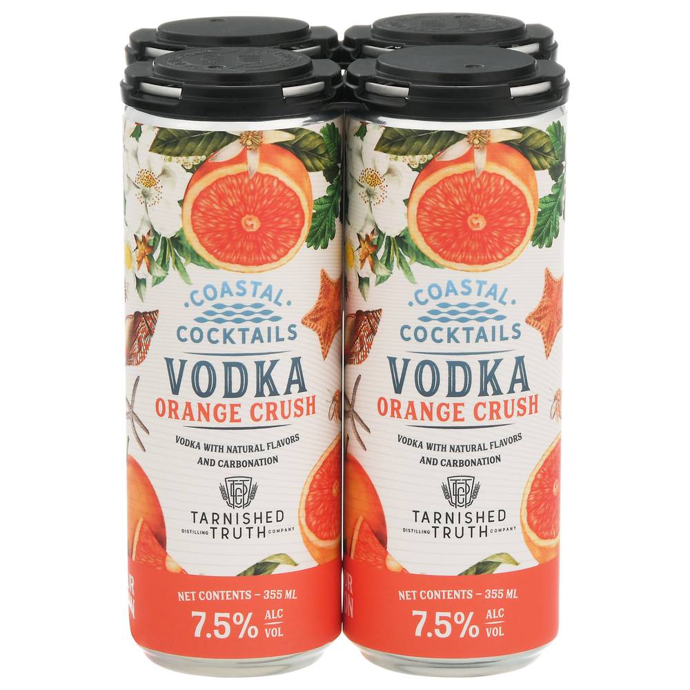 Coastal Cocktails Orange Crush Vodka (4 pack, 0.35 ml)