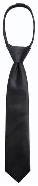 Boys' Woven Zip Necktie - Cat & Jack™ Black S/M