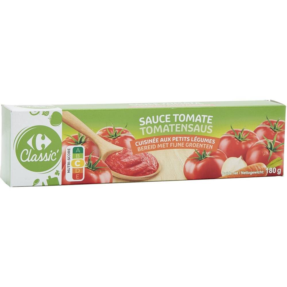 Carrefour Classic' - Sauce tomate aux petits légumes (180g)