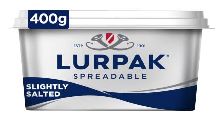 Lurpak Slightly Salted Spreadable (400g)