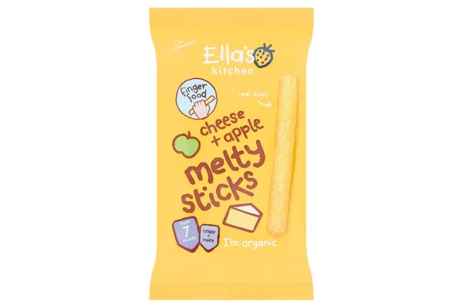 Ella's Kitchen Organic Cheese and Apple Melty Sticks 16g