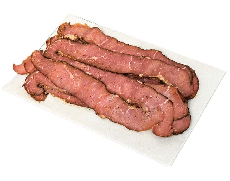 Freshly Sliced 1St Cut Pastrami Brisket (D&W)