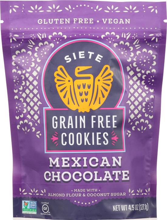 Siete Cookies, Mexican Chocolate, Grain Free - 4.5 oz