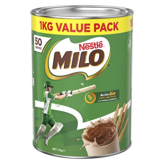 Milo Chocolate Malt Powder Hot or Cold Drink 1kg
