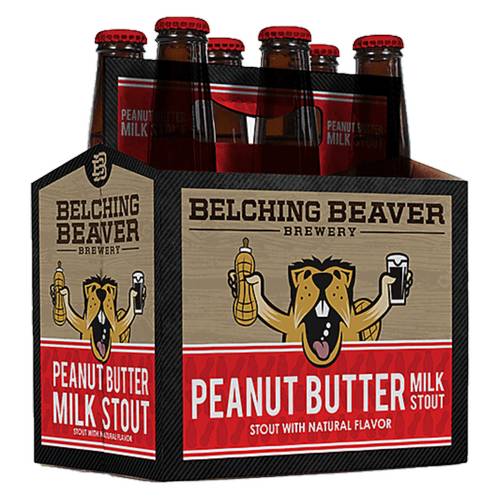 Belching Beaver Peanut Butter Milk Stout 6pk 12oz Can 6.0% ABV