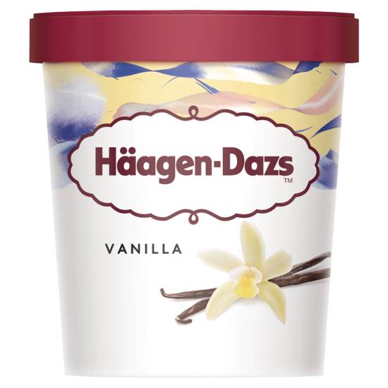 Häagen-Dazs Vanilla, Ice Cream (460ml)