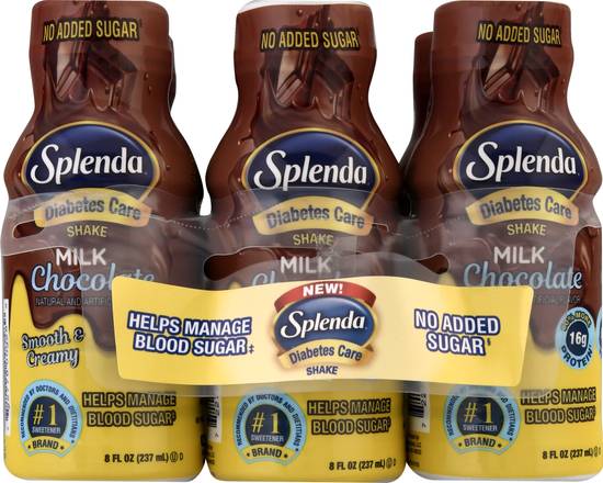Splenda Milk Chocolate Shake (6 ct 48 fl oz)