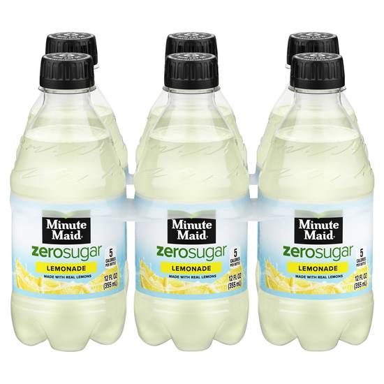 Minute Maid Zero Sugar Lemonade (6 ct, 12 fl oz)