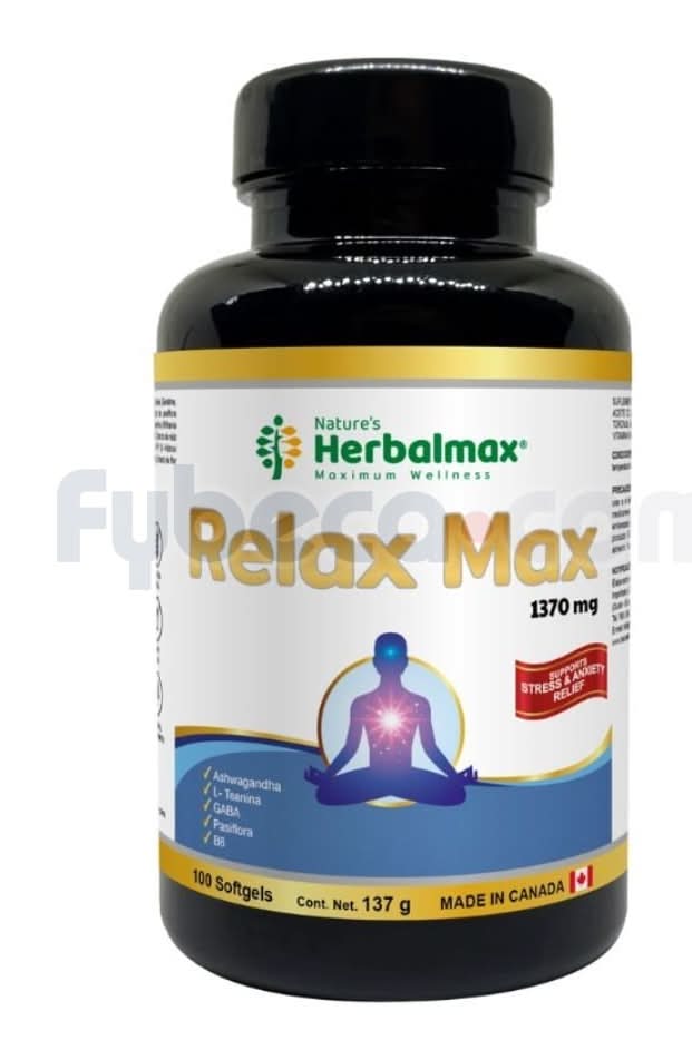 Relax Max Softgel 1370 Mg F/100