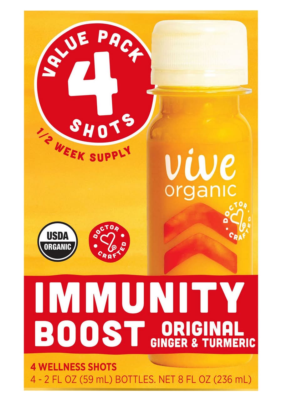 Vive Organic Wellness Shots, Original, Immunity Boost, Value Pack