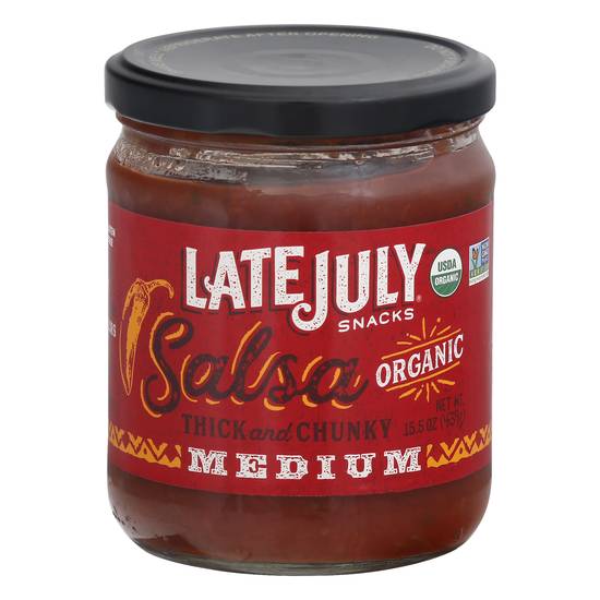 Late July Snacks Organic Medium Thick & Chunky Salsa