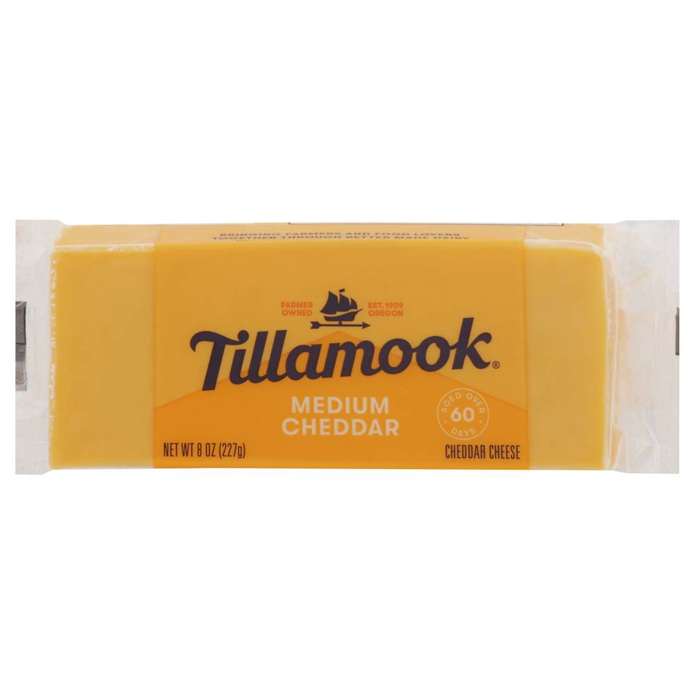 Tillamook Medium Cheddar Cheese (8 oz)