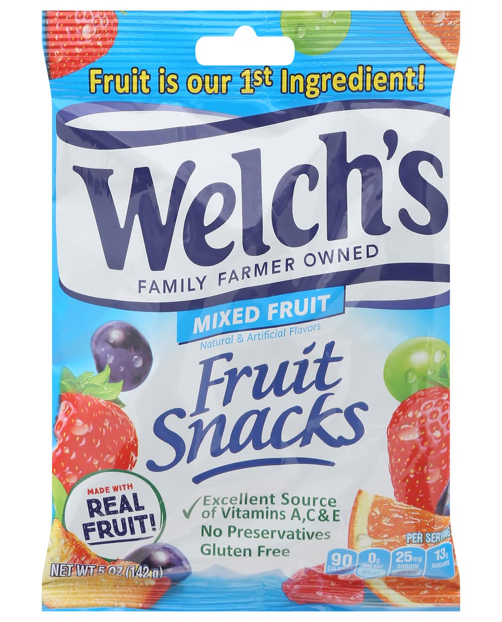 Welch's Fruit Snacks, Mixed Fruit (5 oz)