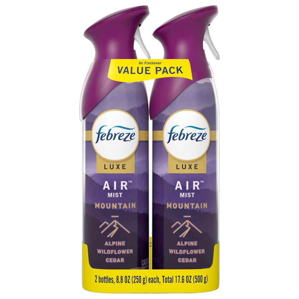 Febreze Air Effects Mountain Scent Air Freshener, 8.8 Oz. Can, pack Of 2