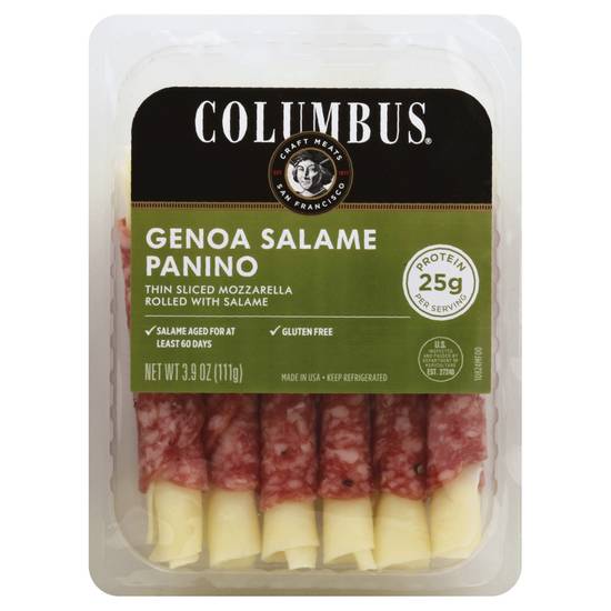Columbus Genoa Salame Panino & Mozzarella (3.9 oz)